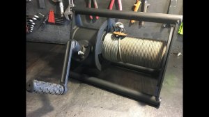 Самодельная ручная лебедка