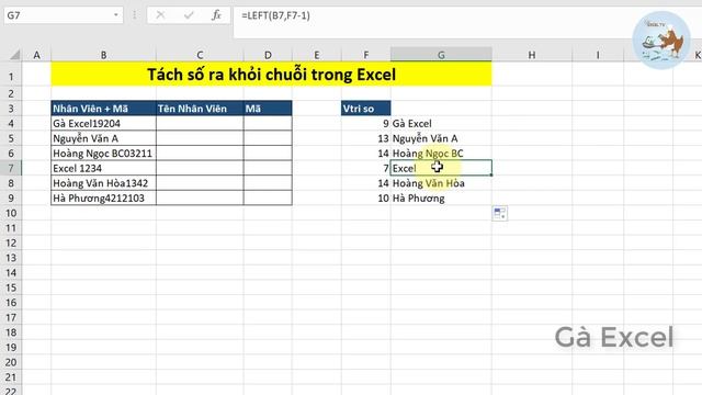 Cách tách số và chữ ra khỏi chuỗi trong Excel (Không cần VBA) смотреть онлайн