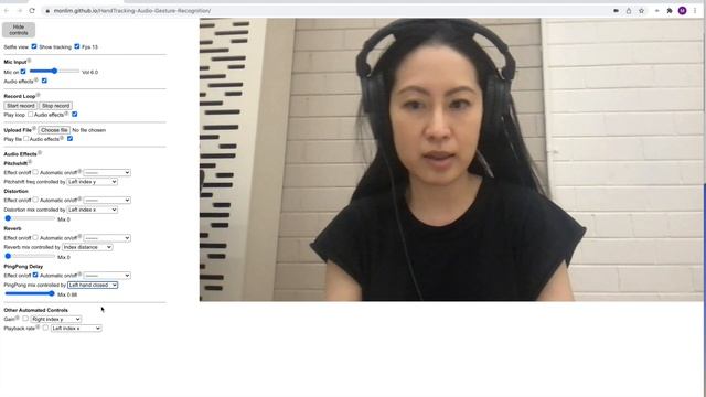 Handmate Effects Demo - MediaPipe Hand-Tracking and Gesture Recognition for Web Audio смотреть онлайн