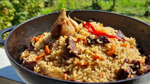 Плов с говядиной