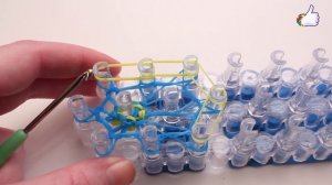 Шарик на ёлку - 3D фигурка из резиночек на станке. Видеоурок #29