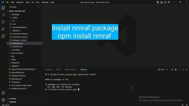 Create React JS with ASP.NET Core Application using Visual Studio Code смотреть онлайн