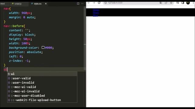 Menu using Html CSS (2 min.) Простое меню (за 2 минуты) на #html и #css-3 смотреть онлайн