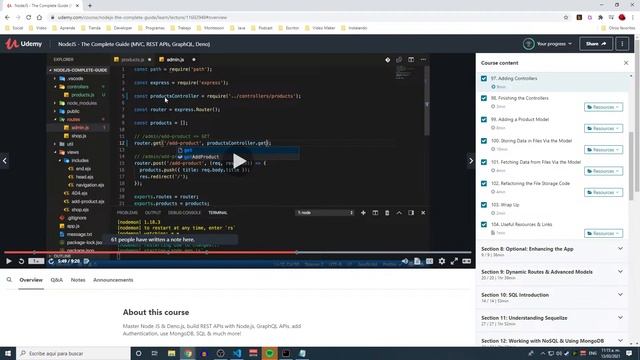 Day 7: Colegio Montessori de la Vera Cruz Nodejs project. смотреть онлайн