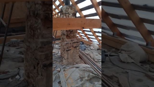 Не правильный монтаж мауэрлата и стропил. смотреть онлайн