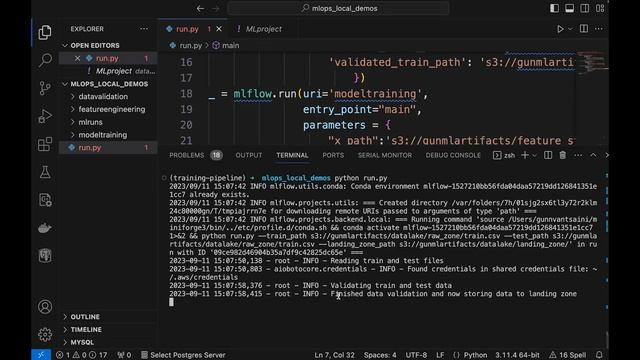 Part 3 Video11c Running all the components using mlflow python client смотреть онлайн
