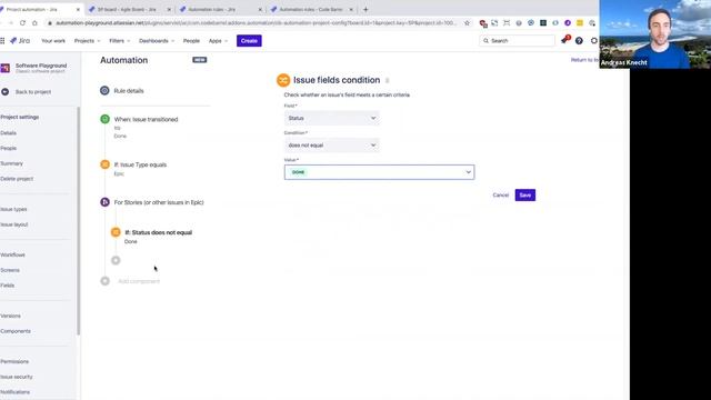 How to keep epics and stories in sync using Jira automation смотреть онлайн