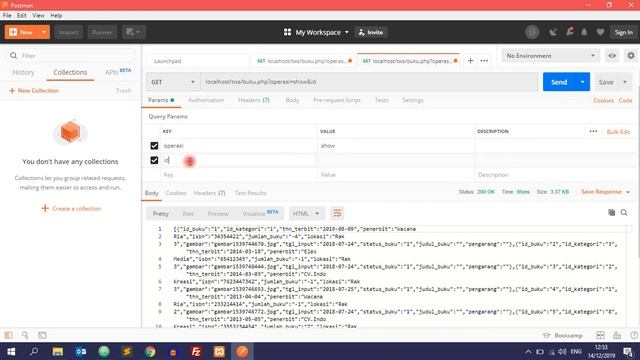Tutorial Pembuatan JSON pada PHP (admin, anggota dan buku) смотреть онлайн