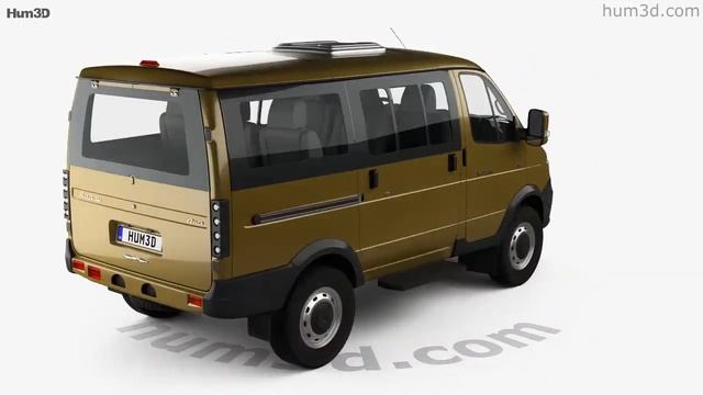 GAZ Sobol Business 2019 3D model by Hum3D.com смотреть онлайн