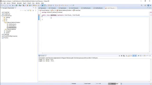 Default Method Problem - Java8 смотреть онлайн