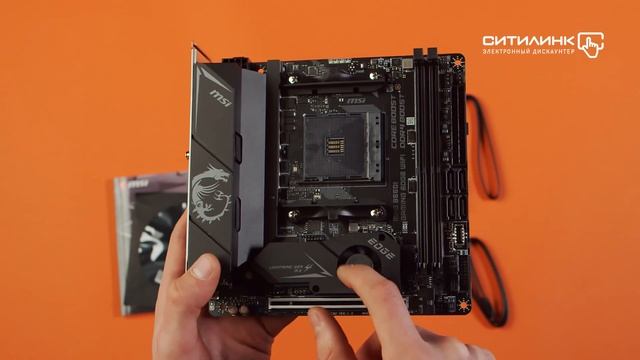 Обзор материнской платы MSI MPG B550I GAMING EDGE WIFI | Ситилинк смотреть онлайн