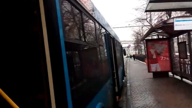 Последний день работы троллейбуса 24, Москва 1857 Красные Ворота, Новая Басманная улица зима день смотреть онлайн