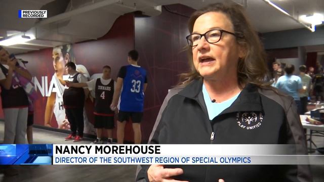 Special Olympics athletes compete in regional basketball tournament at Cassell Coliseum смотреть онлайн