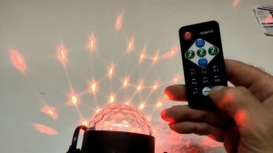 Светодиодный диско шар ESHINY. Led magic ball light. Или цветомузыка в каждый дом. Дёшево и красиво