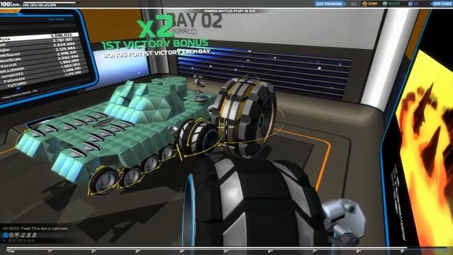 Robocraft - МЕГАБОТЫ_ДНИЩЕНСКОЕ КОЛЕСО #2(60FPS) смотреть онлайн