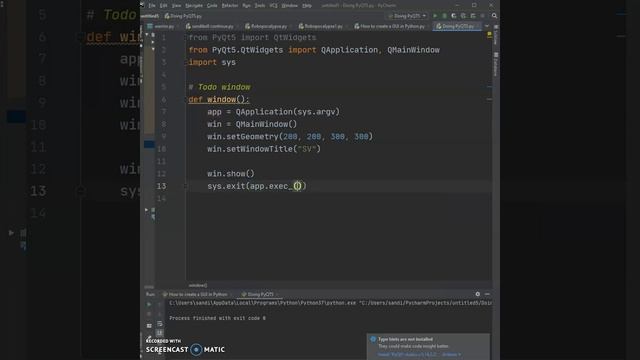 Doing PyQT5 application for simple смотреть онлайн