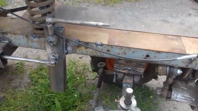 Самодельный минитрактор. Передний адаптер к дизельному мотоблоку Кентавр смотреть онлайн