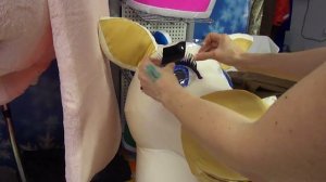 Мастер класс как сделать ресницы для глаз ростовой кукле на примере коровы