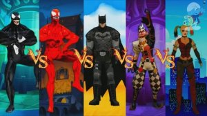 Разноцветный Челлендж  ТАНЕЦ СУПЕРГЕРОЙ : ВЕНОМ, КАРНАЖ, БЭТМЕН, ДЖОКЕР, ХАРЛИ КВИНН