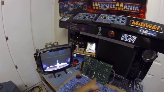 World Class Bowling Arcade PCB & Happ Trackball Demo смотреть онлайн