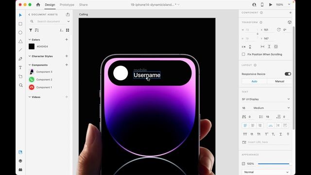 Dynamic Island Design & Animation in Adobe XD - iPhone14 Pro - Prototyping смотреть онлайн