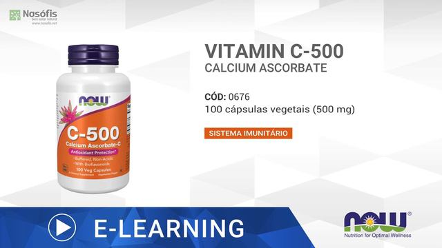 01 - Vitamin C 500 Calcium Ascorbate