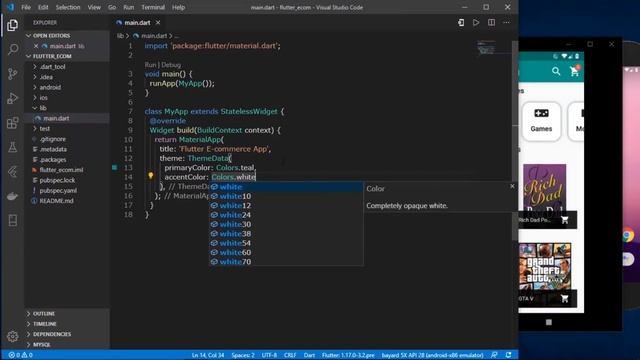 Flutter Ecommerce App Part 1 (Project Intro) смотреть онлайн