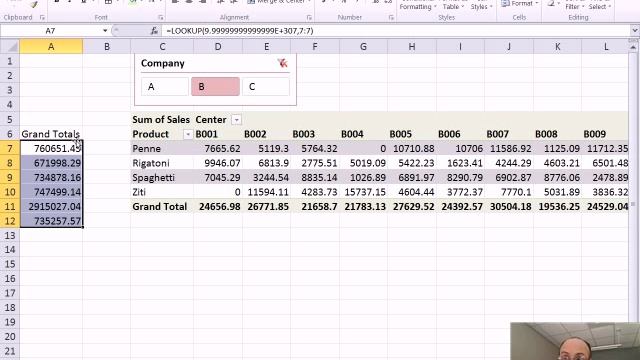Mr Excel & excelisfun Trick 89: PivotTables Grand Totals To Left: LOOKUP or GETPIVOTDATA function? смотреть онлайн