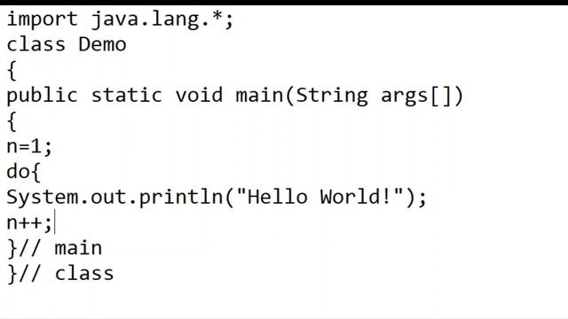 Lecture 11: do-while Loop | JAVA смотреть онлайн