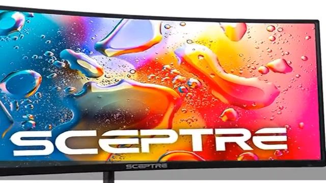 Sceptre Curved 27" 75Hz LED Monitor HDMI VGA Build-In Speakers, EDGE-LESS Metal Black 2019 (C275W-1 смотреть онлайн