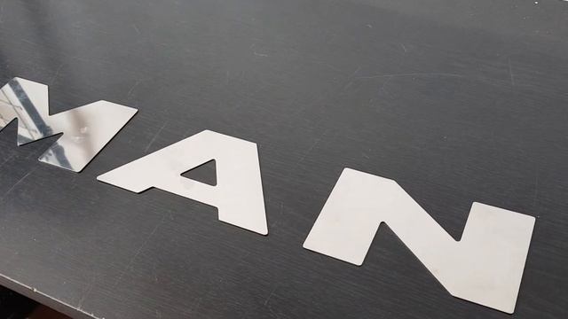 Накладки на штатные буквы металл нержавейка для Man TGA смотреть онлайн