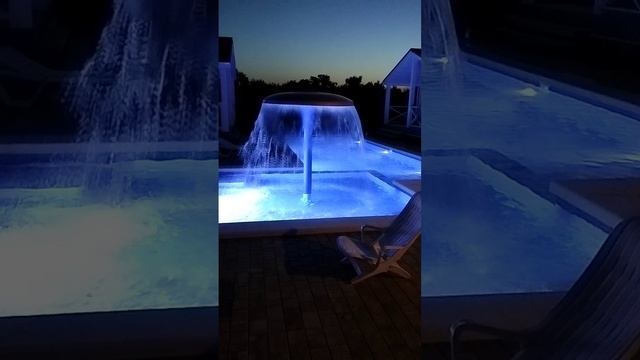 Blue waves бассейн ночью.mp4 смотреть онлайн