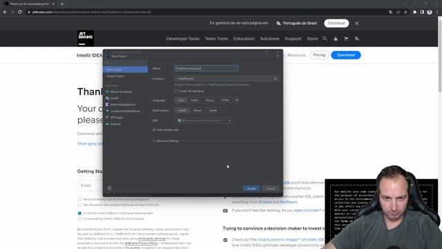COMO BAIXAR E INSTALAR O INTELLIJ COMMUNITY - GRÁTIS смотреть онлайн