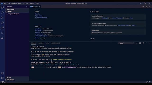 How to Create React Project Completely Less Than 5 min Easily смотреть онлайн