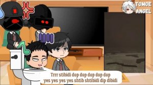 Skibidi toilet react to skibidi toilet [1-34] | Gacha Club