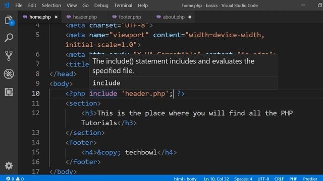 include and require in PHP | PHP Tutorial for Beginners in Hindi смотреть онлайн