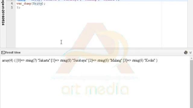 Type Data Array in PHP смотреть онлайн