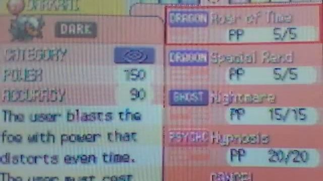 Pokrmon Diamond/Pearl - ALAMOS Darkrai