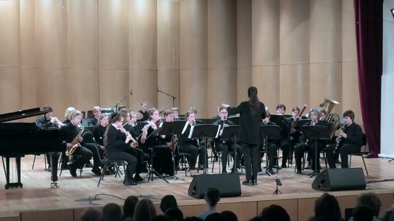 И.Штраус. Полька «Трик-трак». Духовой оркестр учащихся Академии джаза, дирижер - Анастасия Борисова. смотреть онлайн