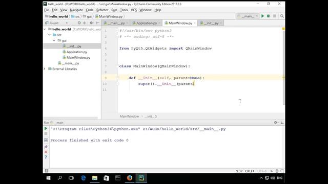Как создать пользовательский интерфейс на языке Python с помощью библиотеки Qt, часть 1 смотреть онлайн