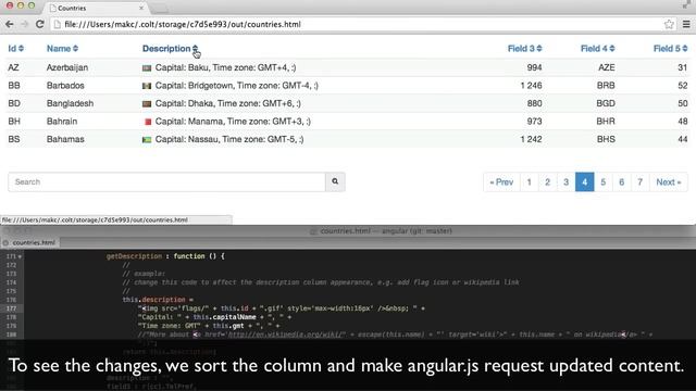 JavaScript with COLT — It works with Angular.js, jQuery, bootstrap paginator смотреть онлайн