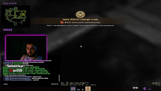 CSGO - LIVE FACEIT JOC SOLOQ INAPOI LEVEL 5-6 смотреть онлайн