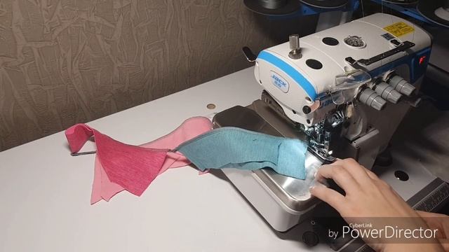 Промышленный 4 ниточный оверлок jack E4 смотреть онлайн