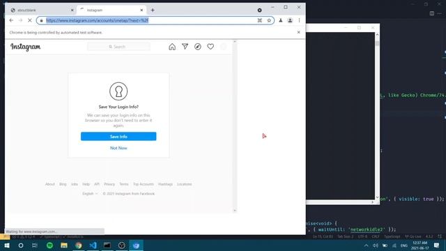 Instagram bot with puppeteer | Node.js смотреть онлайн