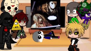 Fandoms react to Jason voorhees | 3/8 | Friday the 13th/Jason Voorhees | part 3 | gacha club react