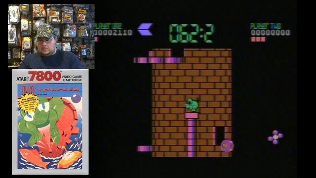 Tower Toppler for Atari 7800 - game play смотреть онлайн