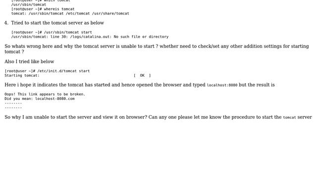 Tomcat installation is not working on fedora 15 смотреть онлайн