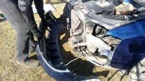 снятие бампера и перевод в сервисное положение ауди а6 с5