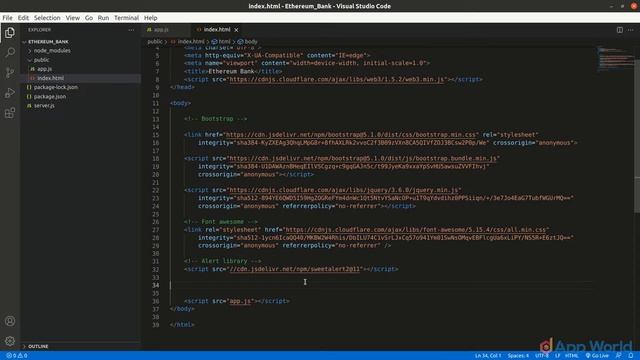 Fetching contract instance and developing front end смотреть онлайн
