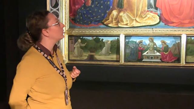 Domenico Ghirlandaio: L'Incoronazione della Vergine al Museo Eroli di Narni смотреть онлайн